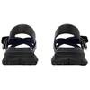 Burberry Pebble Leather One Strap Sandals Women's Black 80906501