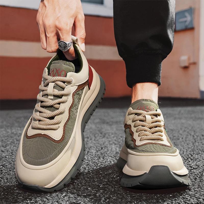 Shoes Men Casual Sneaker Platform Sports Shoes Sports and Leisure Loafers Men's Sneakers Wear-resistant Non-slip Fashion New