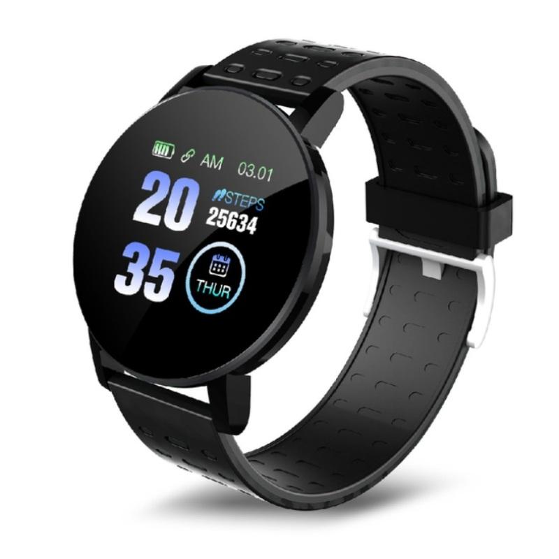 Bratara inteligenta Tensiunea arteriala Impermeabil Sport Rotund Smartwatch Ceas inteligent Tracker fitness Pentru