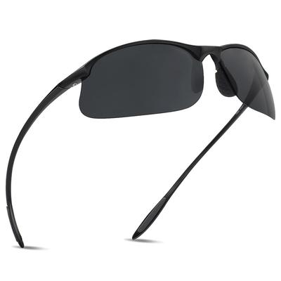 Óculos de sol esportivos polarizados JULI para homens e mulheres Tr90, armação inquebrável para corrida, pesca, beisebol e direção MJ8002
