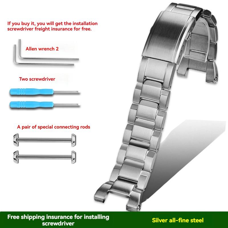 Для серии Casio G-SHOCK MRG-B2000/MRG-G2000 Модифицированная стальная полоса Нержавеющая сталь Мужской браслет Часовая цепочка MRG-B2000 MRG-G2000