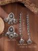 Bohemian Rhinestone Tassel Wind Chime Earrings Set