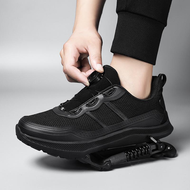 

Новые кроссовки с пружинной системой, кроссовки для марафона, мужские и женские спортивные кроссовки для прыжков с механической подвеской 45 чёрный