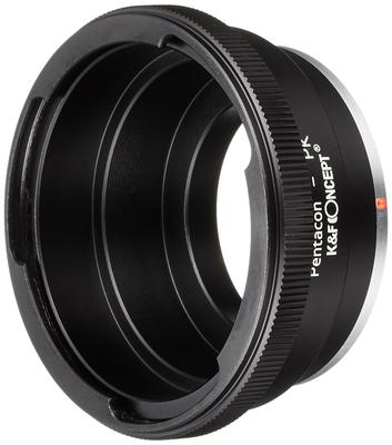 Concept Lens Mount Adapter 60 Mount Lens Pentax K Mount K&F KF-P6K60K (Pentacon SixKiev Conversion)