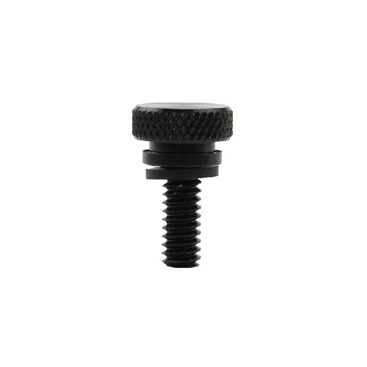 Black Chrome Seat Bolt Tab Screw Aluminum For Harley Touring Street Glide Road King Sportster 883 XL Softail Dyna Fatboy 96-2022