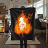 1 Pezzo Coperta in Flanella con Stampa Cartone Animato, Alta Qualità Confortevole per Tutte le Stagioni, Decorazione per la Casa, Calore e Comfort, Perfetta per Regalo di Natale Compleanno