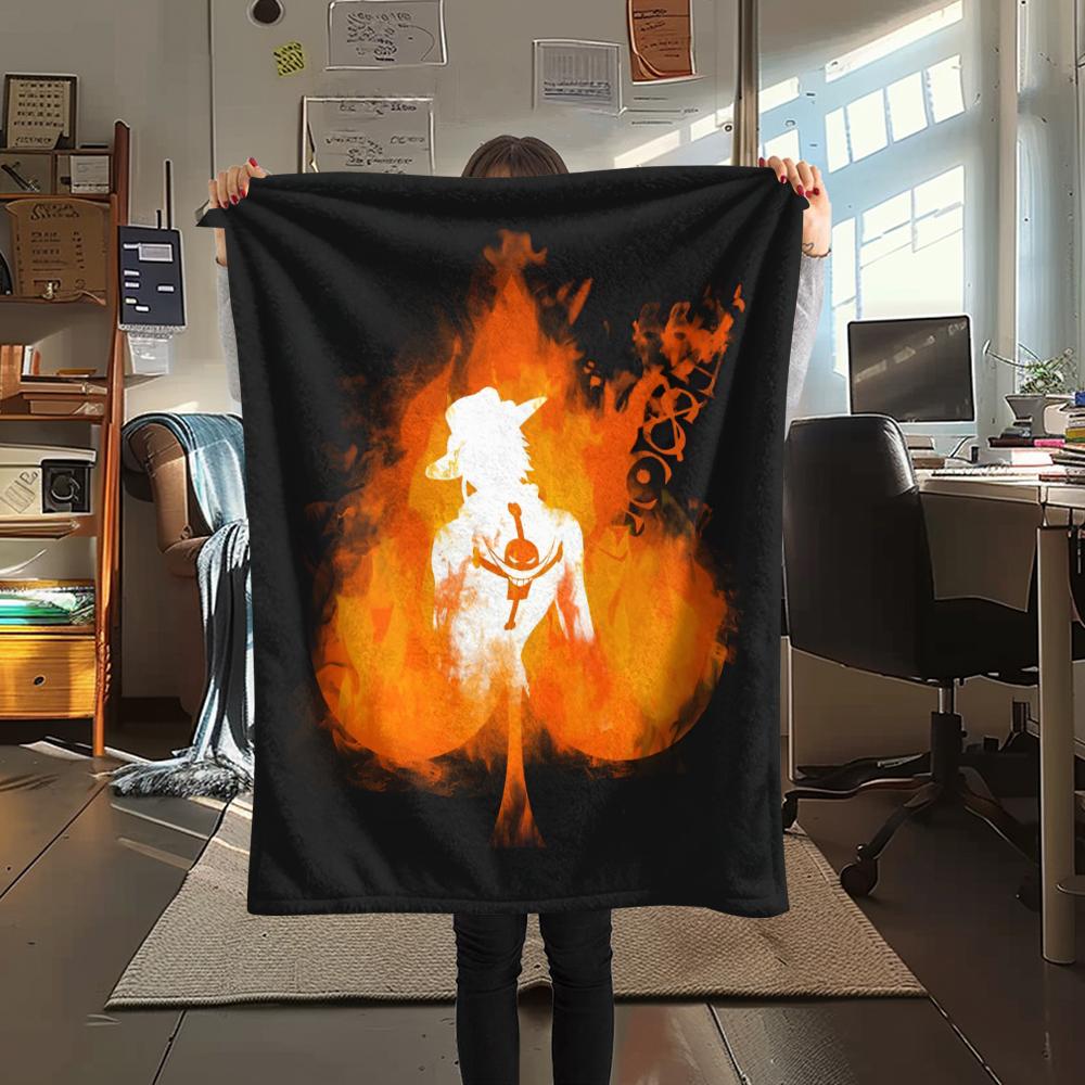 1 Pezzo Coperta in Flanella con Stampa Cartone Animato, Alta Qualità Confortevole per Tutte le Stagioni, Decorazione per la Casa, Calore e Comfort, Perfetta per Regalo di Natale Compleanno
