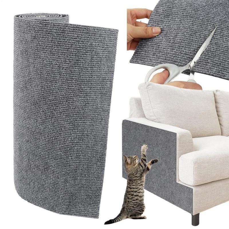 מחצלת גירוד לחתול שטיח שניתן לגזוז דביק בעצמו שטיח עמוד גירוד לחתול להגנה על ריהוט ספה נגד שריטות
