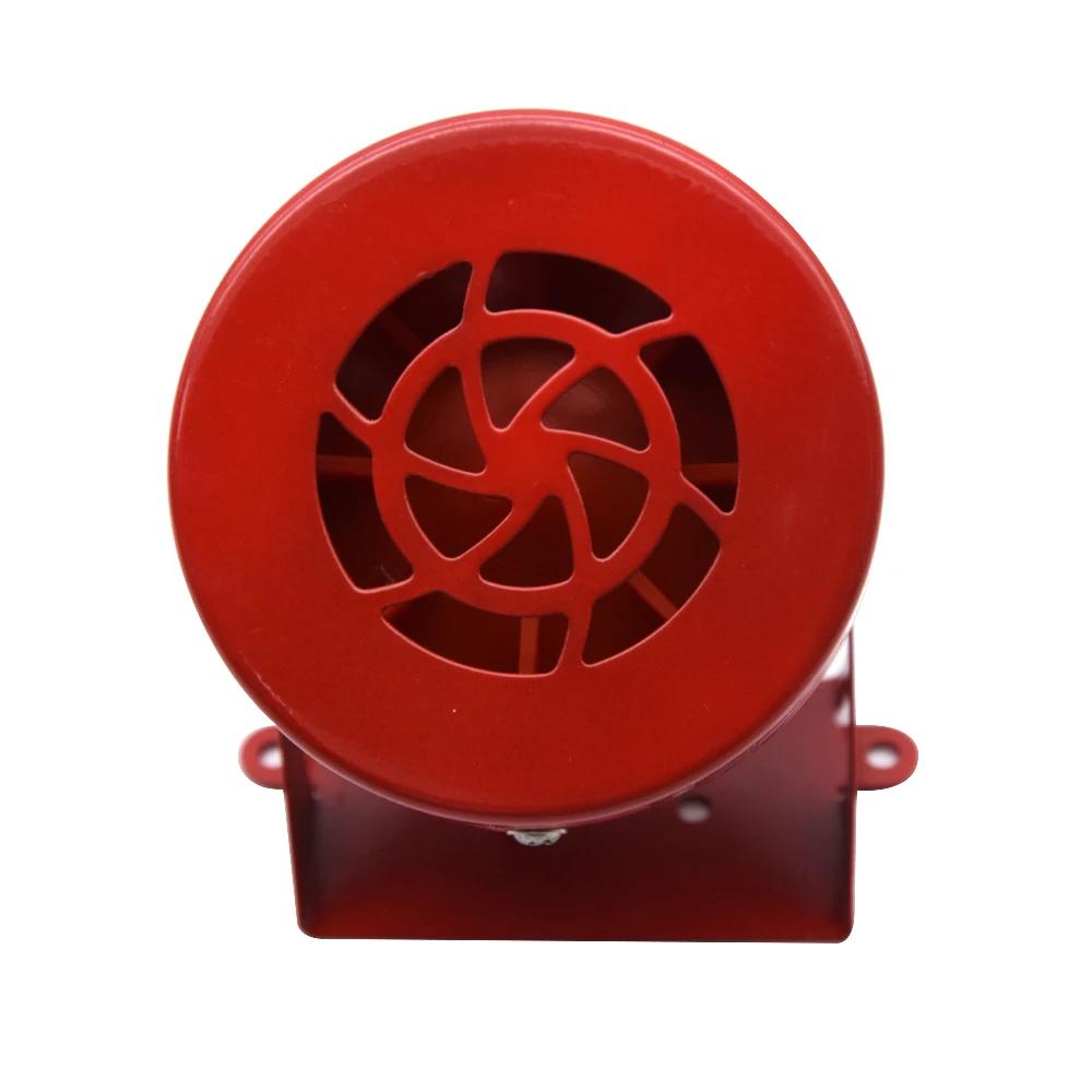12V Sirenenhorn Mini 110dB Rotes Luftschutzsirenenhorn Lautsprecher Alarm Auto LKW Ton Elektromotor Angetrieben Druckluft-Horn Laut