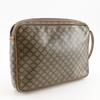 Celine Old Celine Business Bag Macadam Pattern Vintage Brown PVC Mens Used