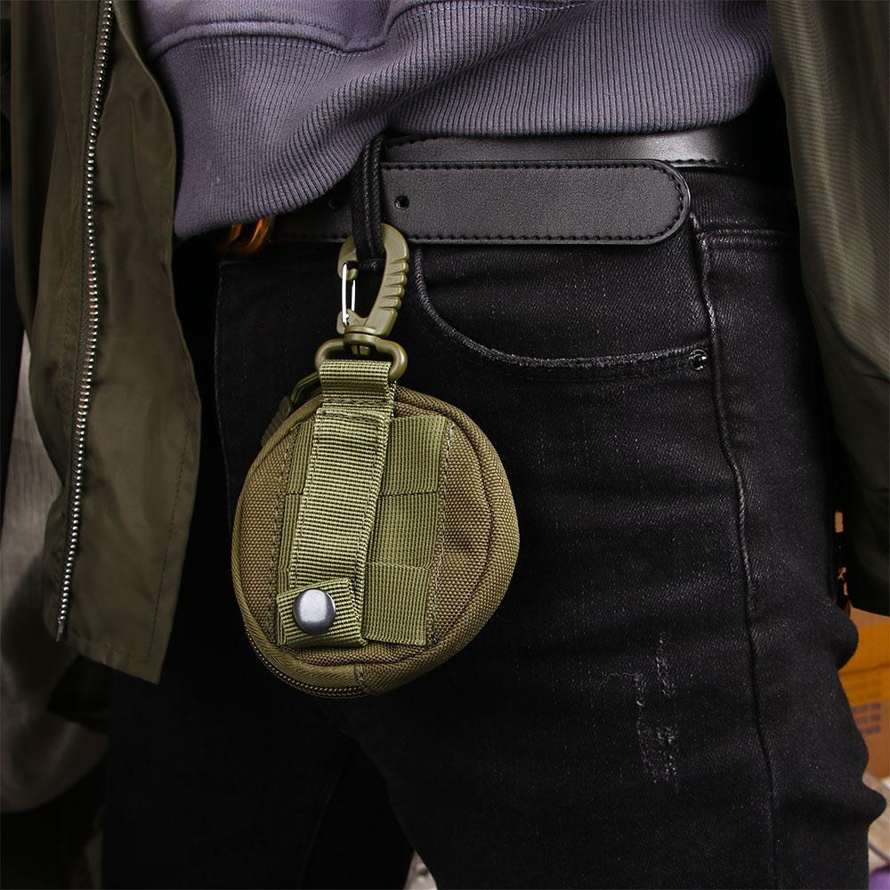 with Zipper Portable Bag EDC Outdoor Tool Key Holder Pouch Coin Purses Wallet