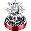 1 Car Mounted Solar Energy Aromatherapy Car Perfume Seat Accessories Car Ship Helmsman Rotating Perfume Car Air Freshener, Suitable For cars, Can