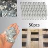 20/50pcs of Metal Flat Straight Connector Plates, Ideal for I-Shaped Brackets, LED Sign Mounting Feet, L-Shaped Corner Braces