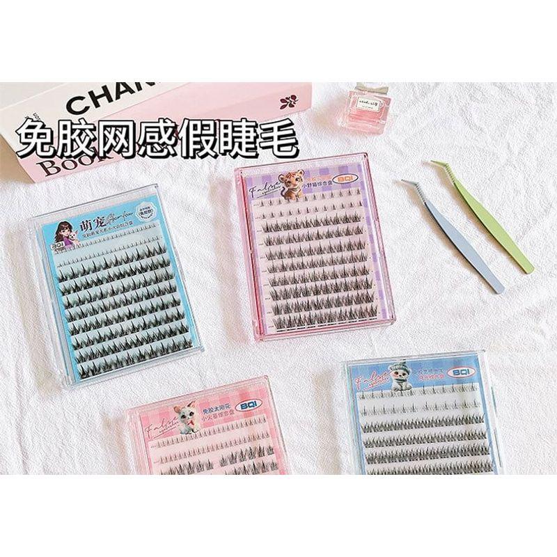 LuxeFlutter - Glue-free Natural Multipack False Eyelashes Cluster