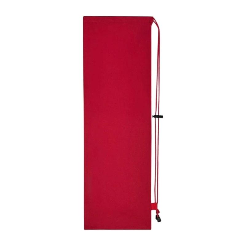 

Durable Fleece Shuttlecock Rackets Holder Adjustable Drawstring Top Reinforced Locking Mechanism красный