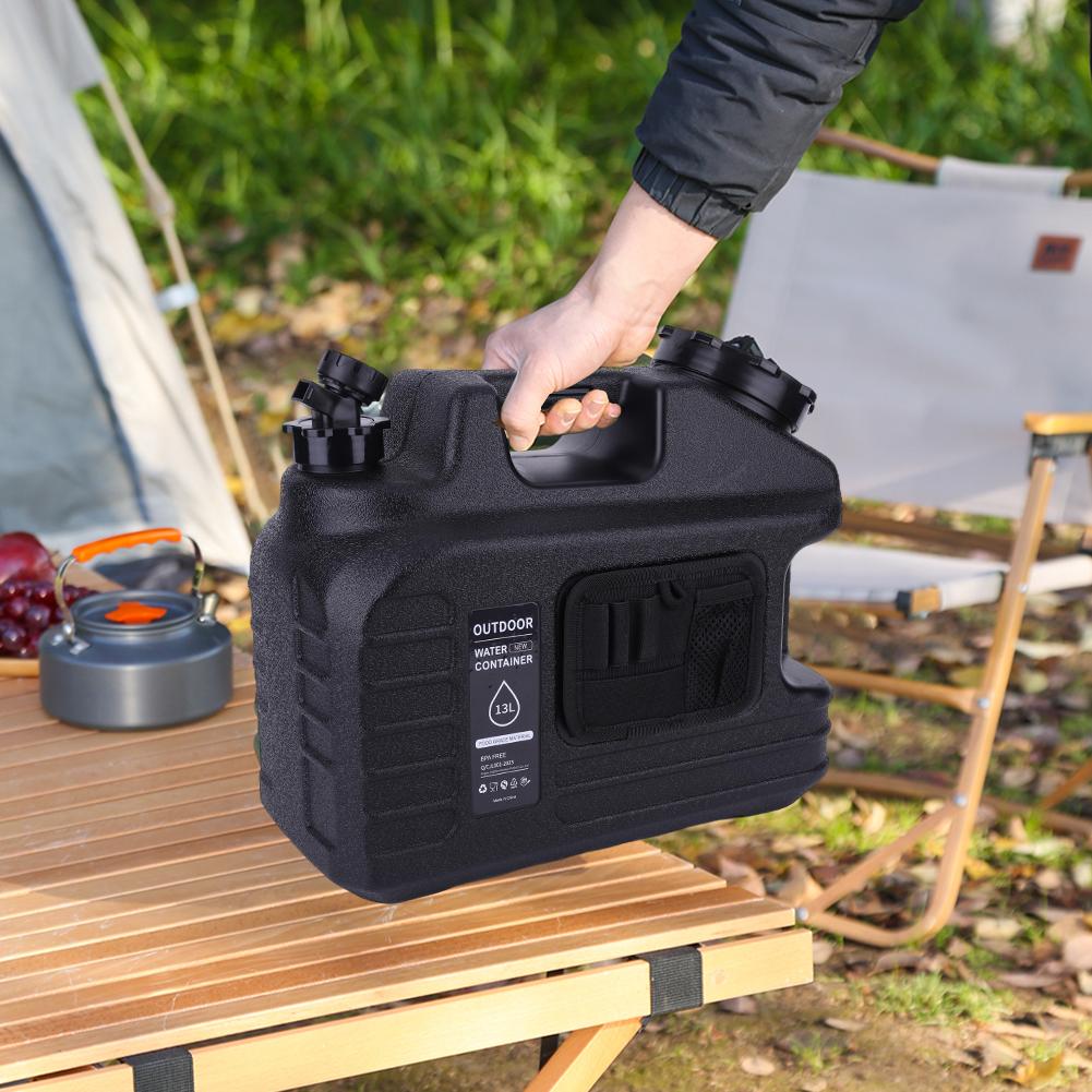 13L Camping Water Jug Removable Spigot Water Carrier Portable for Outdoor Hiking Camping Home Use