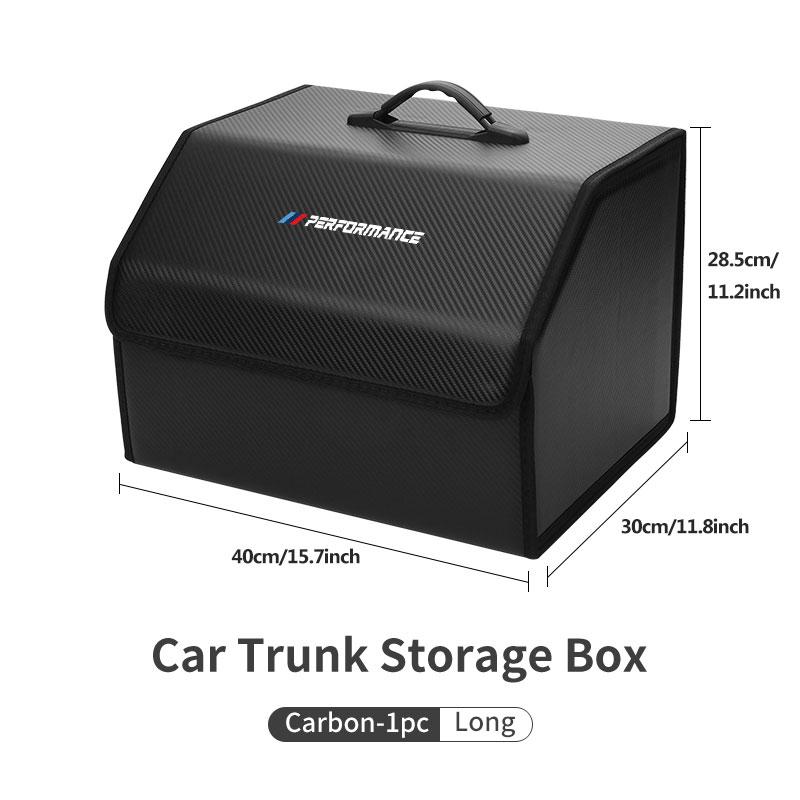 XKUGH1 For BMW New 2025 Car Trunk Organizer Box Tailbox Stowing Tidying Storage Bag Accessories For BMW E70 E91 E30 G30 E53 M3 M5 X6 X4