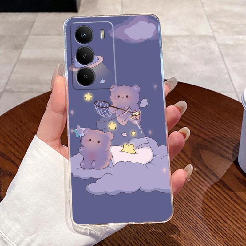 Casing For Realme C71 Case RMX5303 Silicone Aesthetic Cute Cat Cartoon Fashion Astronaut Transparent Cover C71 Realme Phone Case
