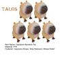 1/3/5 Stuks Capibara Knijpspeelgoed Stress Angst Verlichting Zittend Capibara Speelgoed Draagbaar Kinderen Tieners Volwassenen TPR Dierlijk Sensorisch Zachte Stressbal Fidget Speelgoed