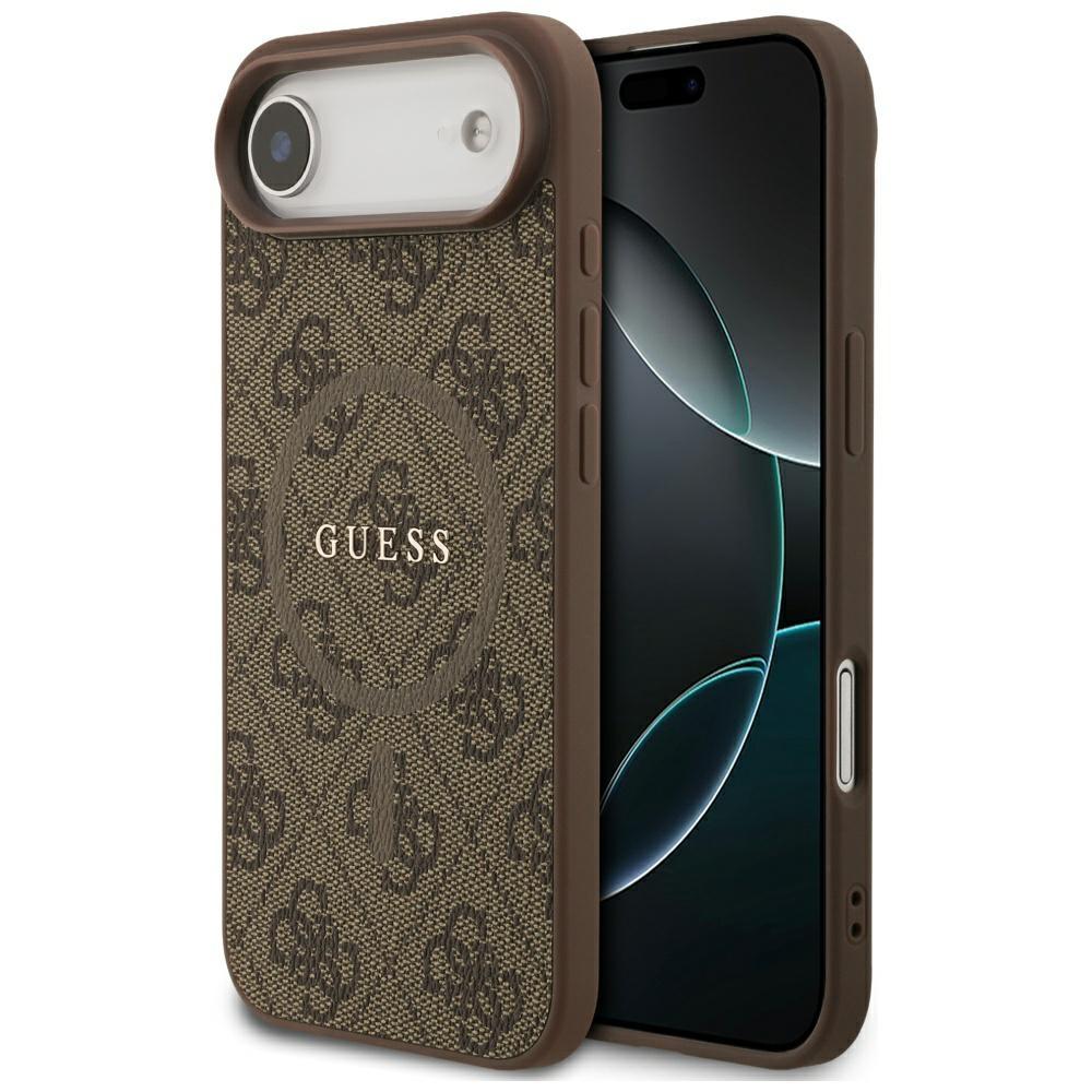 Guess 4G Ring Classic Logo MagSafe Case for iPhone Air Brown