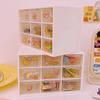 Multi-grid Storage Box Drawer Organization Transparent Jewelry Stationery Container