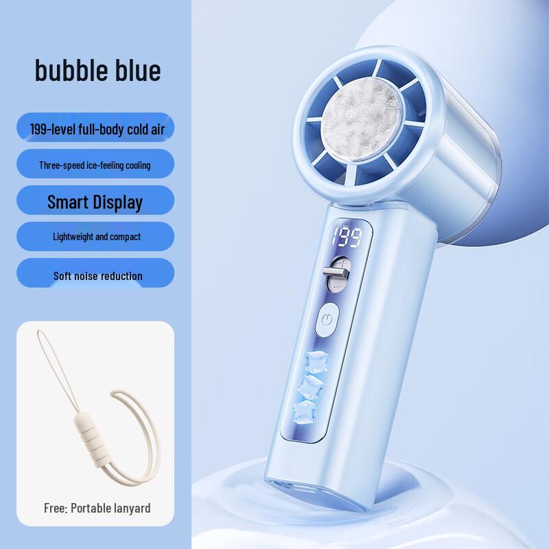 Portable Foldable USB Rechargeable Cooling Handheld Fan 3600mAh