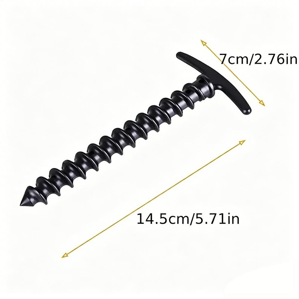 Tent Pegs Ground Nails 10pcs Screw fixing Stakes Outdoor Camping Peg Hiking Tent Pins Windproof Tent Accessories For Outdoor