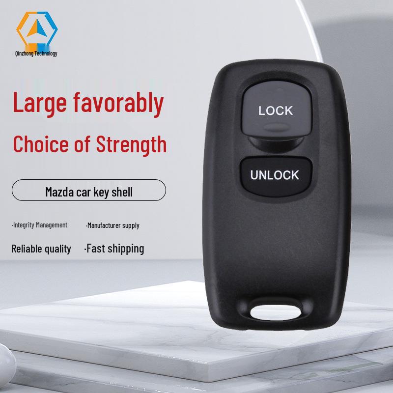 Mazda 2-Button Car Key Shell Replacement