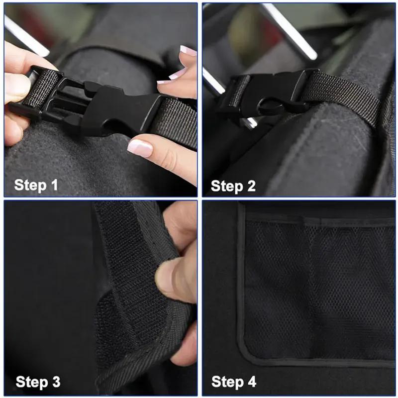 1pc Multi-Pocket Car Trunk Organizer Universal Car Storage Pocket Car Hanging Back Seat Storage Bag Auto Interior Accessories