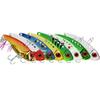 7g12g Vib Metal Lure Baits With Treble Hooks Feathers Long-range Fishing Lures For Freshwater