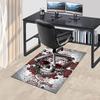 1PC Sugar Skull Non-Slip Floor Carpet Compatible for Office&Living Room&Bedroom&Dining room - Flat - Weave Machine-S0329