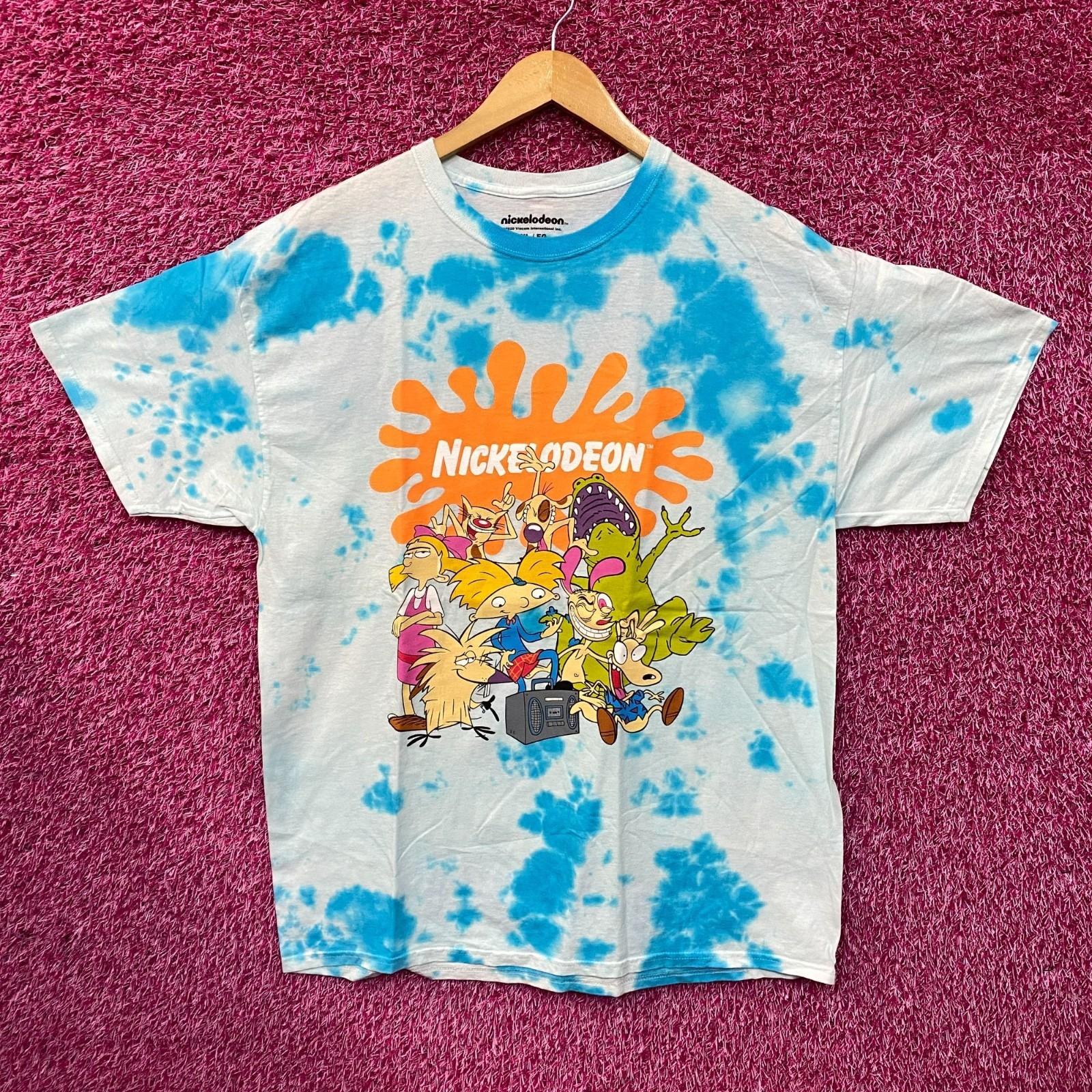 

Nickelodeon Best of the 90 s Cartoon Mash Tie Dye T-Shirt 4XL