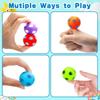 10PCS Fidget Spinner Sports Balls - Stress Relief Toys, Party Favors for Kids Birthday Gift  Treasure Box Toys, Classroom Prizes