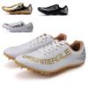 A 2025 Track and Field Shoes Spiked Shoes Medium and Short Running Boys' Training Shoes Long Jump Shoes Exam Competition Professional Spiked Running