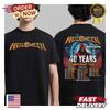 Unisex SALE Helloween 40 Years Anniversary Tour Europe 2025 Dates T Shirt