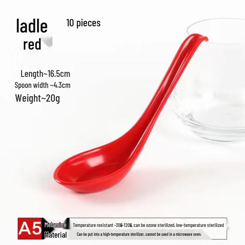 Commercial Melamine Breakfast & Snack Bowls - 10-Pack