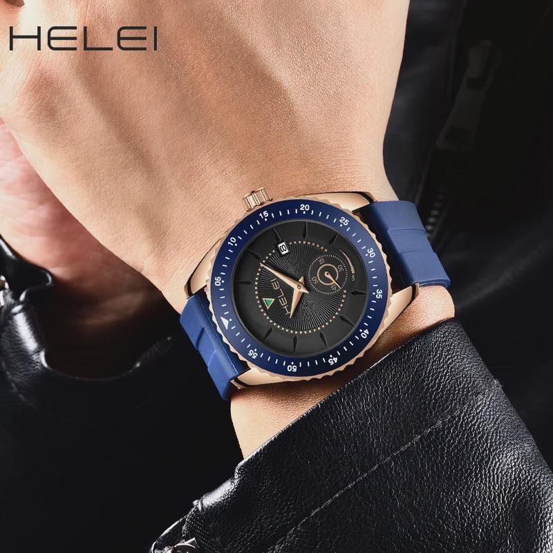 Men Sport Watch Top Brand Luxury Military Waterproof Male Clock Quartz Business Leather Wristwatch