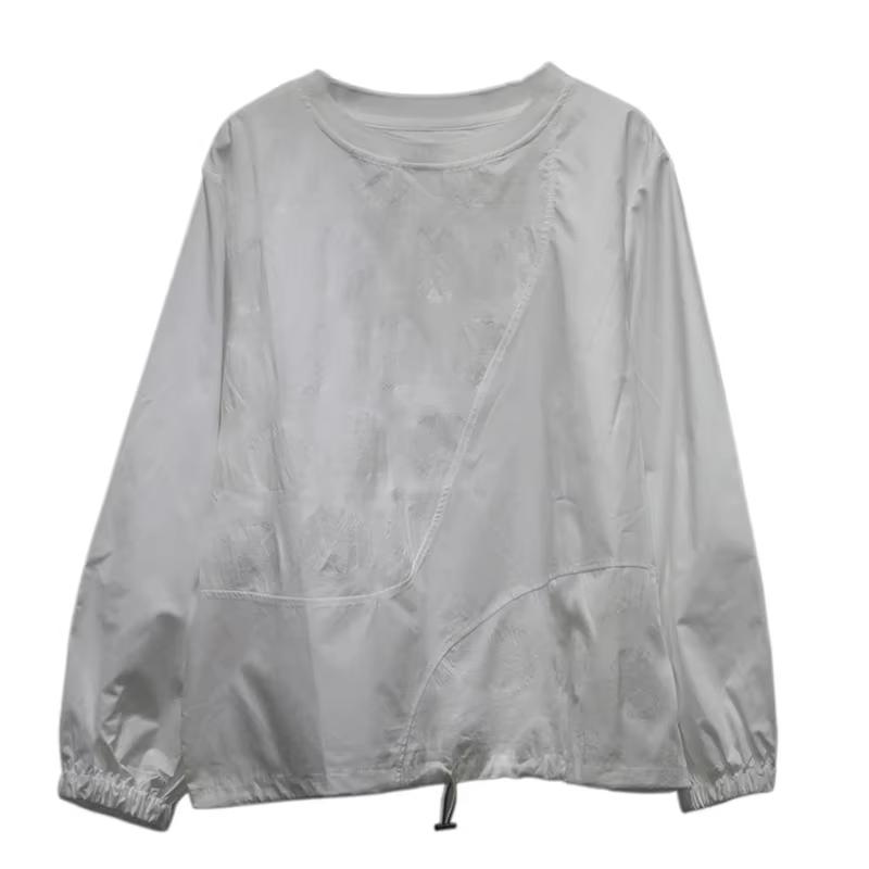 

Женские футболки с завязками в горошек XITAO DMJ5013 One Size белый