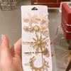 Elegante Set de Horquillas de Cristal Hecho a Mano Estrella Mar Clip para el Cabello Accesorios para el Cabello Elegantes Uso Diario
