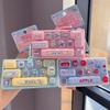 12-Tasten-Keycap-Clicker mit LED-Licht Anti-Stress Fidget Tastatur Schlüsselanhänger Dekompressionsknopf Cartoon Handentlastung Partygeschenk
