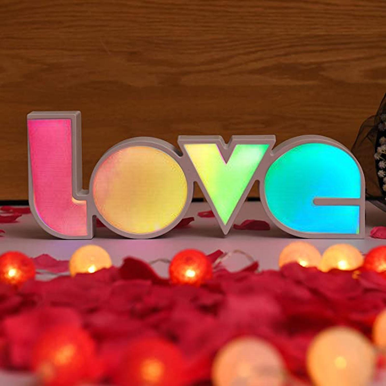 

Креативные декоративные огни Предложение Праздник LOVE Светодиодные огни Форма Света One Size