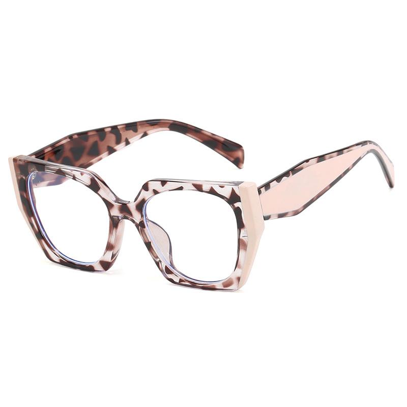 Brand Design Black White Glasses Women Frame Photochromic Anti Blue Light Computer Reading Eyeglass Hyperopia 0 To +6