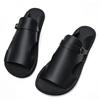 Fashion New Summer Men Fashionable Flip-flops Flat-heeled Lightweight Comfortable Breathable Beach Sandals Business Slippers Sizes 38-47