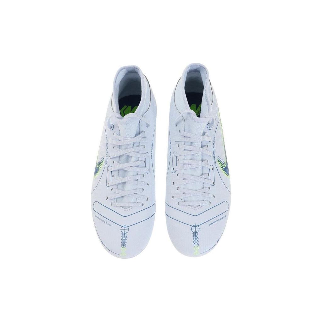 Nike Mercurial Superfly 8 Academy Laced Outdoor HG Soccer Shoes Unisex Soccer Shoes White DJ2867-054