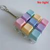 4 Tasten Inger Tastatur Tastenkappe Beleuchtet Mechanische Tastatur Schlüsselanhänger Finger Button Schlüsselanhänger Anti-Stress-Tastenkappe Büro Zubehör