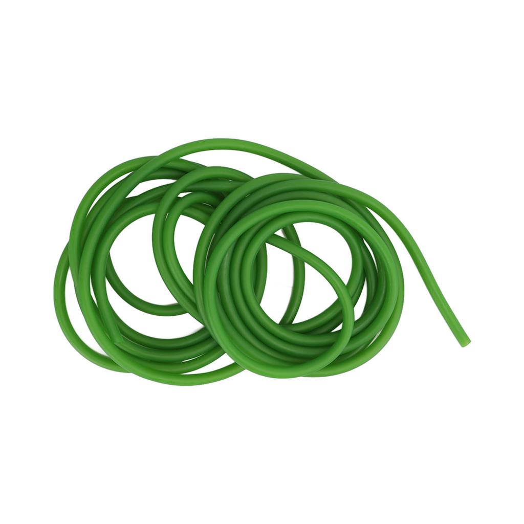 Q4070 5M Naturkautschukschlauch Stretch Elastischer Schlauch Outdoor Jagd Ersatzband Fluoreszierend Grün