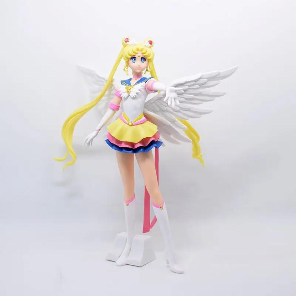Sailor Moon Figur Anime Cartoon Jupiter Makoto Venus Minako Tsukino Hase Puppe Spielzeug Kleine Prinzessin Kuchen Dekoration Ornamente