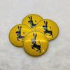 4PCS/Set 56mm/60mm/65mm For Ferrari Horse Donkey Badge Emblem Car Wheel Hub Center Cap Rim Cover Decoration Stickers Accessories MQ0