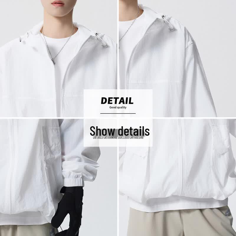 Baleno S&K Men's Ice Silk UPF50+ Sun Protection Hoodie