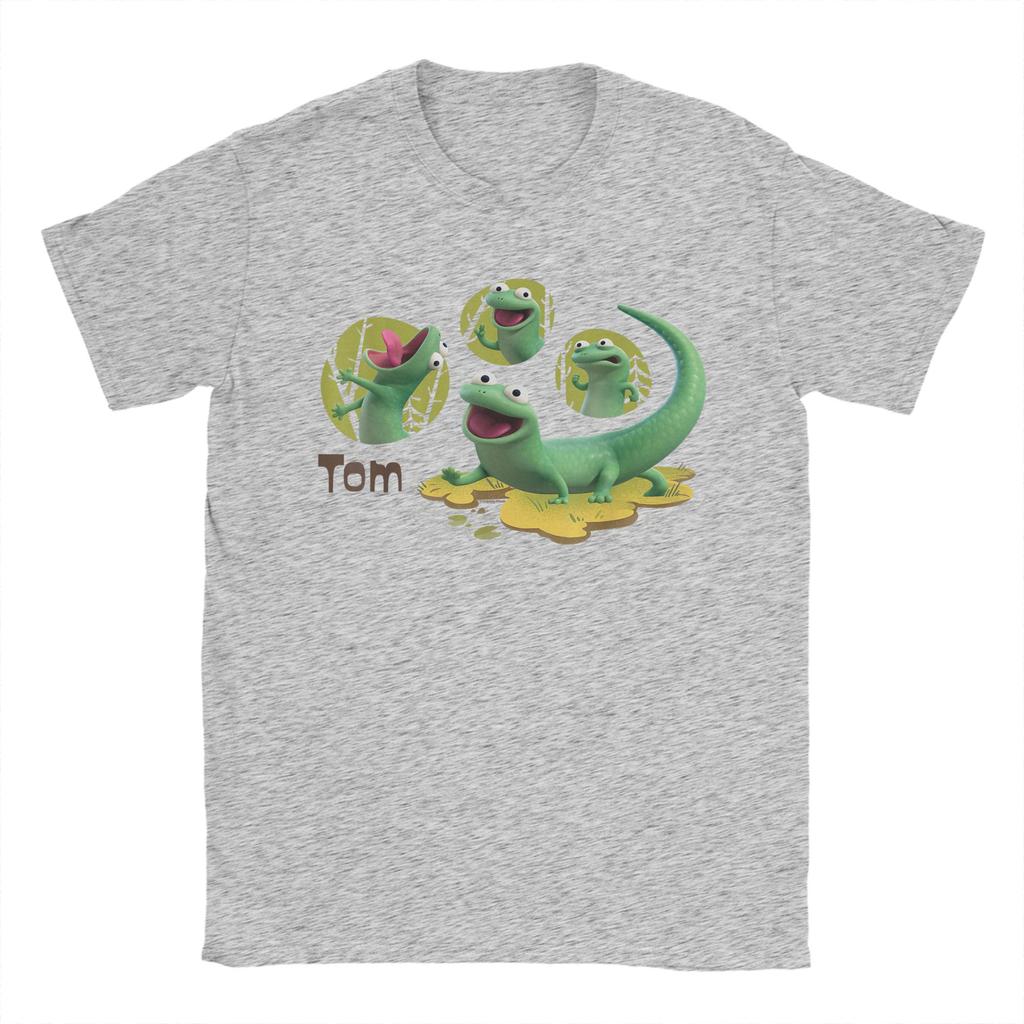 Mens TShirts The Lizard Lizard Lizard Novelty Pure Cotton Tee Shirt Short Sleeve  T Shirts Crewneck Tops Plus Size